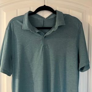Lululemon Heather turquoise Polo
